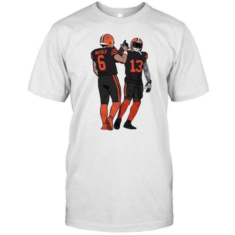 Cleveland Browns Baker Mayfield And Odell Beckham Jr Best Friends Shirt